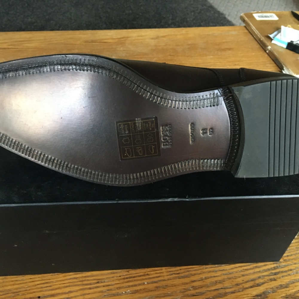 Hugo Boss Brown Leather Derby - US Size 11